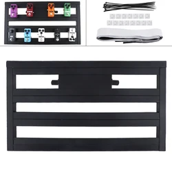 37 x 27cm / 56 x 32cm Guitar Pedal Board Setup Bigger Style DIY Guitar Effect Pedalboard with Installation Accessories