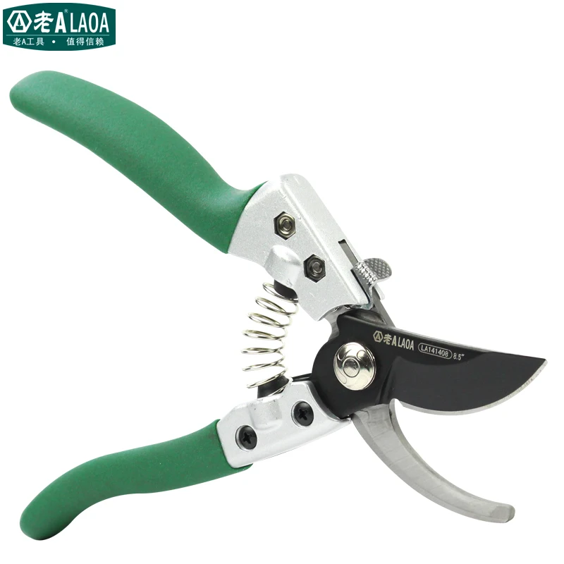 LAOA 8.5inch SK5 Garden Scissors High quality Stainless Steel Scissor for Household and Garden Pruning Shears