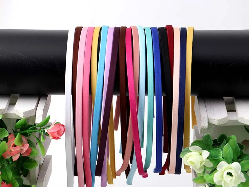 Free Shipping 10 X Ribbon Head Hoop 5mm Width Headband Handmade Jewelry Hair DIY Accessories