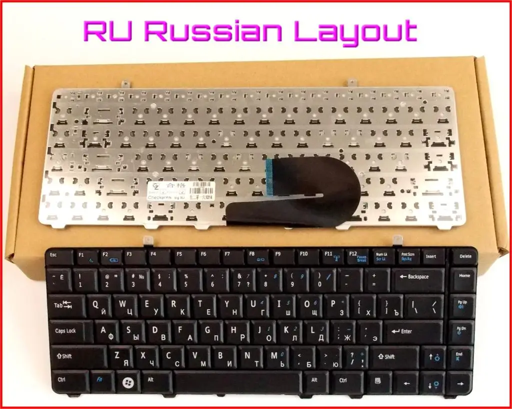 New Keyboard RU Russian Version for Dell NSK-DCK01 VM8 9J.N0H82.K01 AEVM8U00110 AEVM8U00210 Laptop