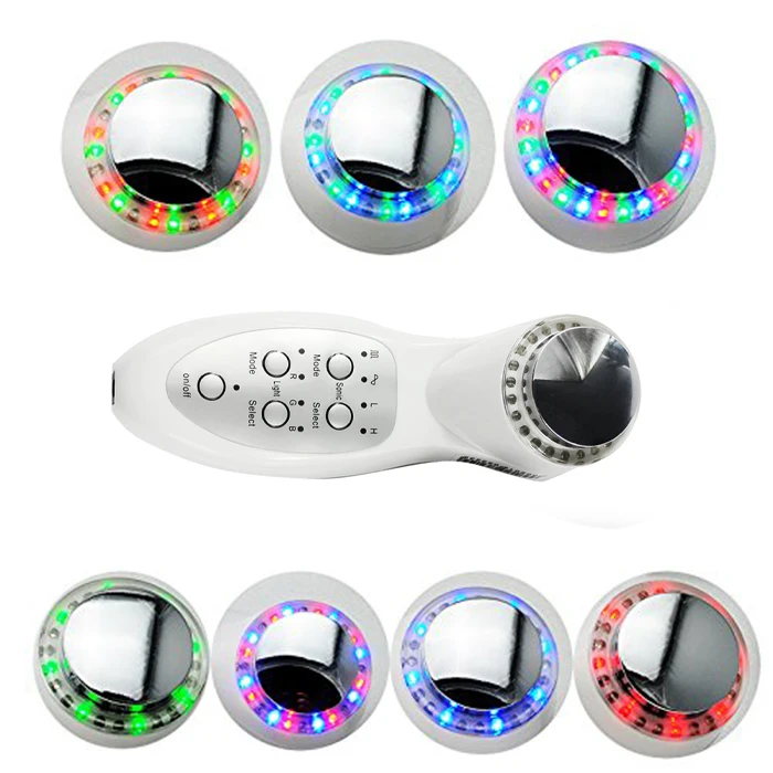 7 Colour IPL Beauty Ultrasonic Skin Rejuvenation Anti-Aging Deep pore cleansing Face Massage use Facial Cleanser Better effect