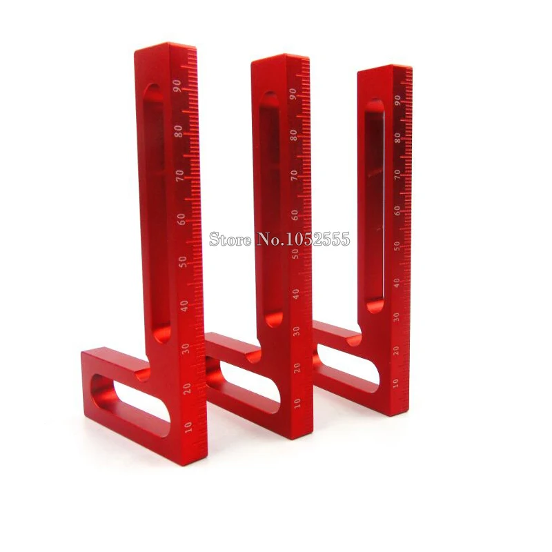 

Hot 4PCS/lot 100mm x 50mm x 7.5mm Precision Woodworking L-Squre Minisquare Mini Clamping Square