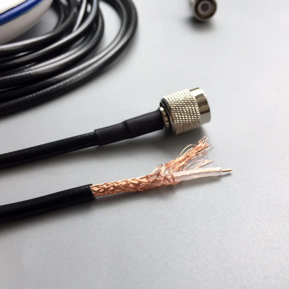 High quality TNC connectorsTNC 5meters, Applied to RTK GNSS antenna, CORS GPS antenna, connector cable RG58, pure copper cable