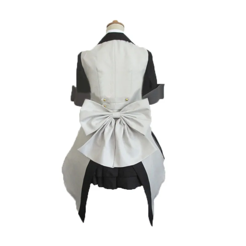 Takahashi Minami Cosplay Dress Costume Maid Uniforms white and Black Girl's School Uniform