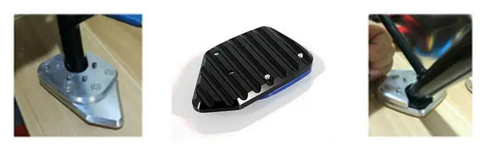 لهوندا NC750X NC 750X NC750 X 2017 2018 2019 2020 دراجة نارية نك الجانب حامل لوحة مسند تمديد دعم المكبر #6