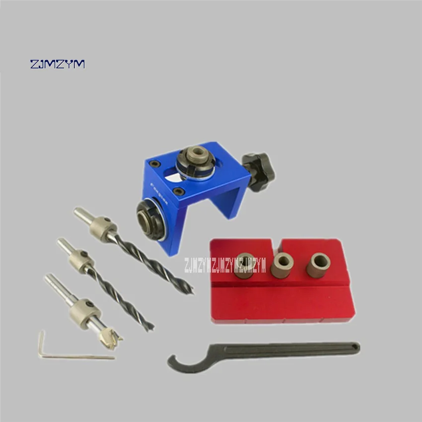 

New Hot 08350 08500 3-in-1 Punch Locator Round Wooden Tenon Punch Locator Woodworking Cutters Hole Opening Device 23-42mm 5-35mm