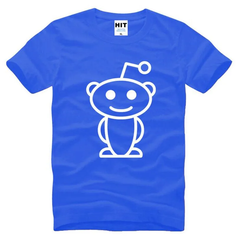 لطيف Reddit الأجانب طباعة تي شيرت الرجال قصيرة الأكمام س الرقبة القطن تي شيرت رجالي مضحك كول اللياقة البدنية تي شيرت أوم Camisetas Hombre