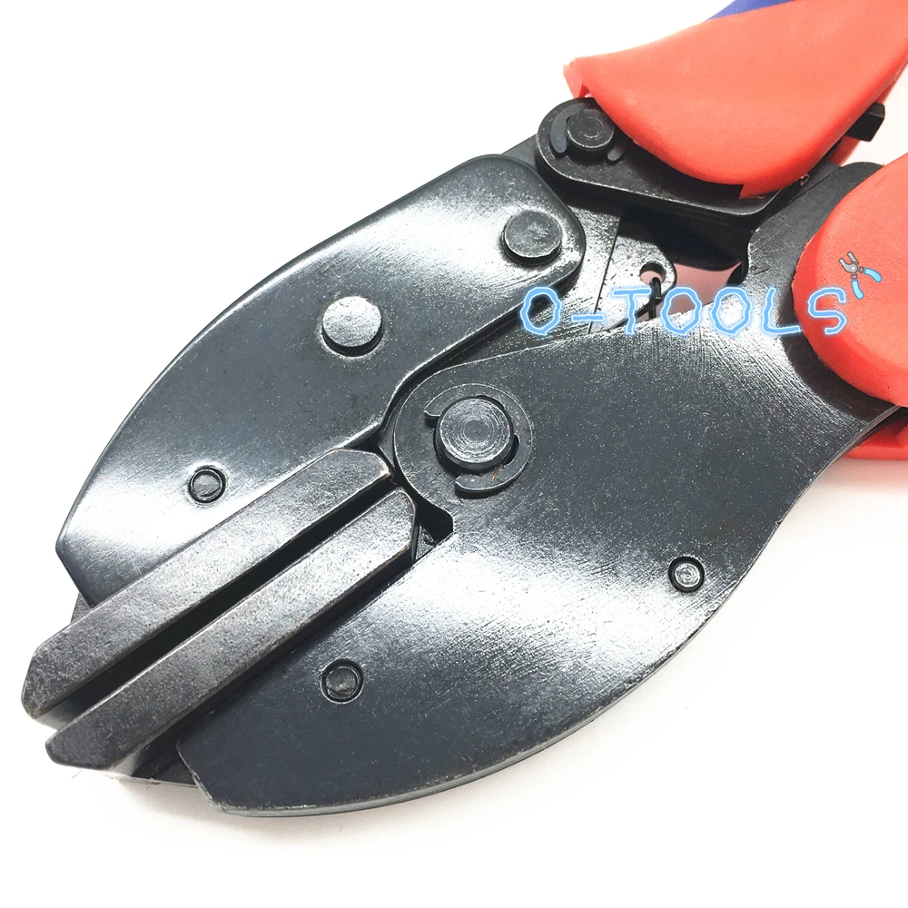 Ratchet crimper crimping tools for non-insulated carbon heating film warm flooring clamp connector terminal crimping plier LY-02