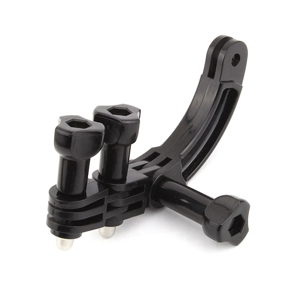 Parafuso curvo de extensão para capacete, parafuso rotativo de conexão para gopro hero 6 5 4 3 + sjcam sports, acessórios para câmera