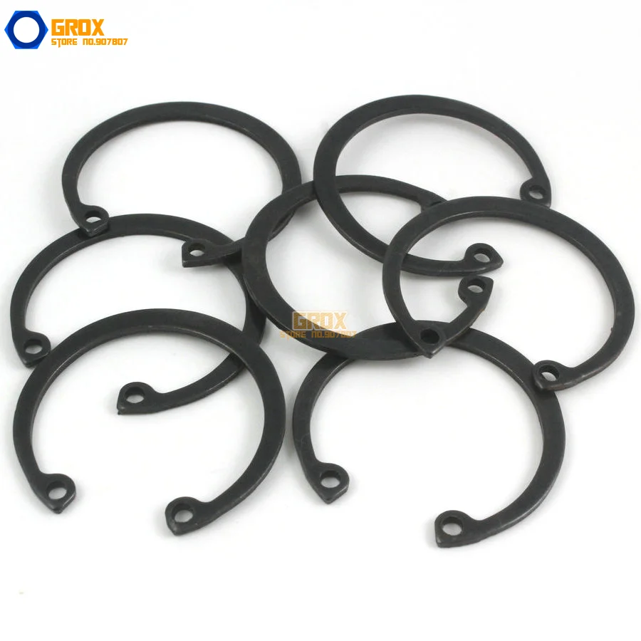 20 Pieces Size: 50 Steel Internal Circlip Snap Retaining Ring