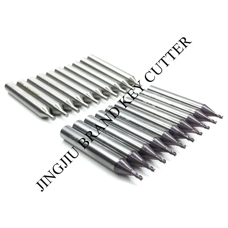 (20pcs)JINGJIU 1.5mm Cut Milling in Carbide &Tracer Point in HSS for WENXING & DEFU Vertical Key Cutting Machine Locksmith Tools