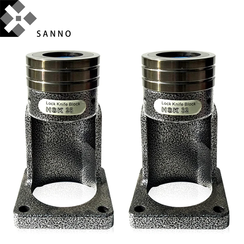 HSK Tool Holder Ball Bearing Lock Cutter Seat HSK25 / 32 / 40 / 50 / 63 Locking Fixture Fits Roller Bearing Tightening Tool