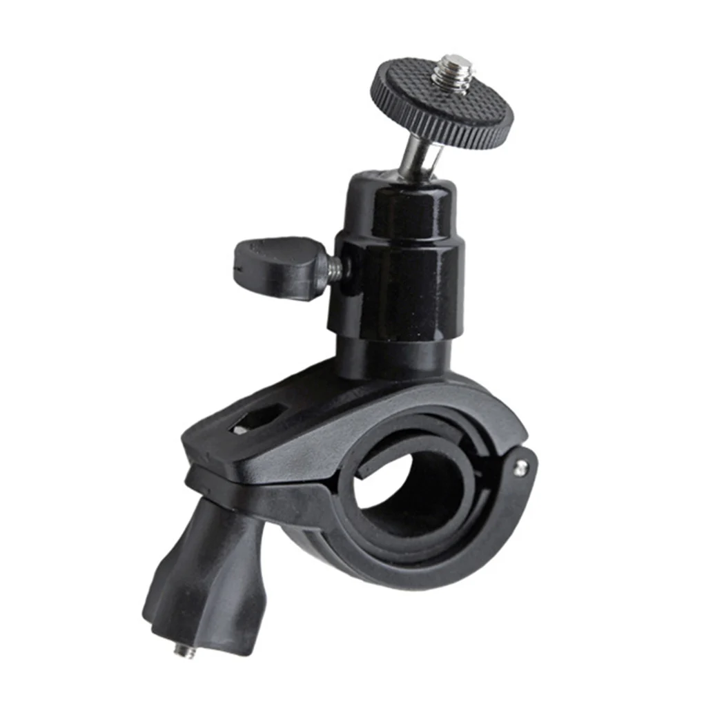 Soporte de cámara de aleación de aluminio para manillar de motocicleta, estante de soporte de cámara con rotación de 360 grados