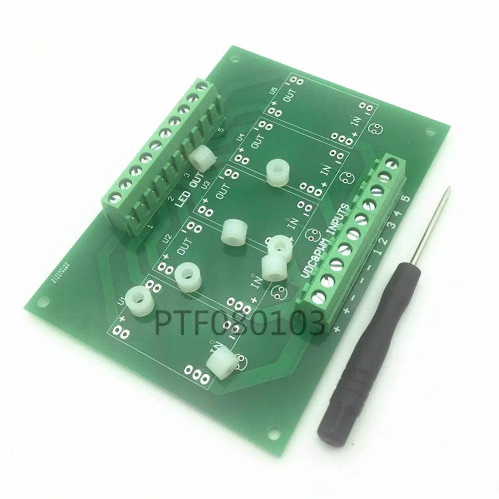 1piece 5UP Ldd-h meanwell Driver PCB for 350H 500H 700H 1000H 5 Channel