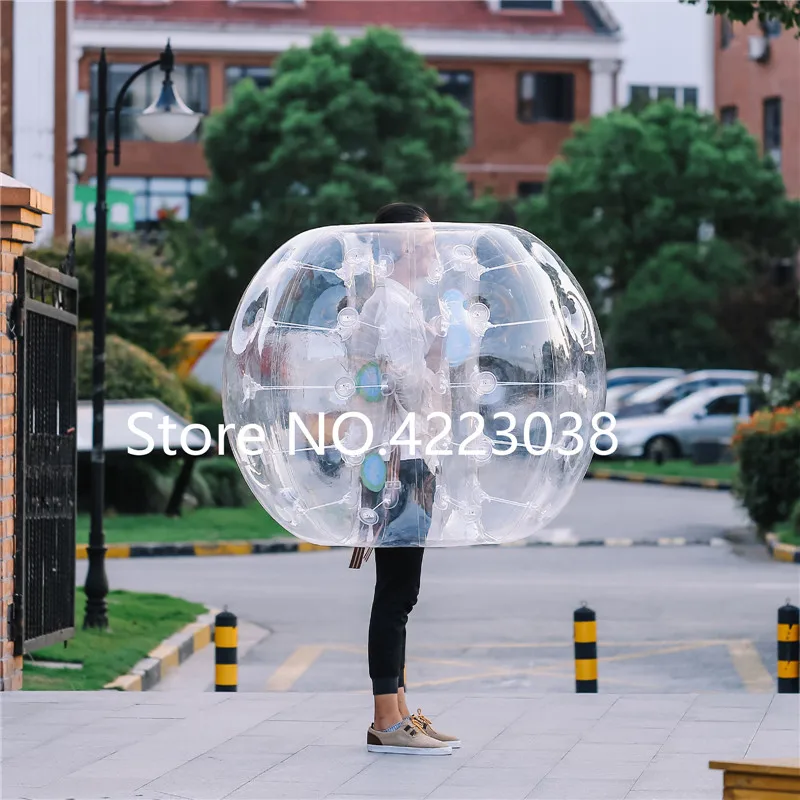 Free Shipping Inflatable PVC Bumper Bubble Ball Body Zorb Ball Soccer 1.5M Air Bumper Ball NEW