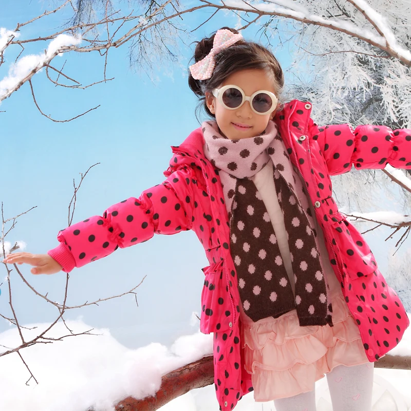 Baby Girls Jacket Winter Kids Coat Fashion Down Parka Children Outerwear Kids Girls Clothes Jackets Manteau Enfant Fille