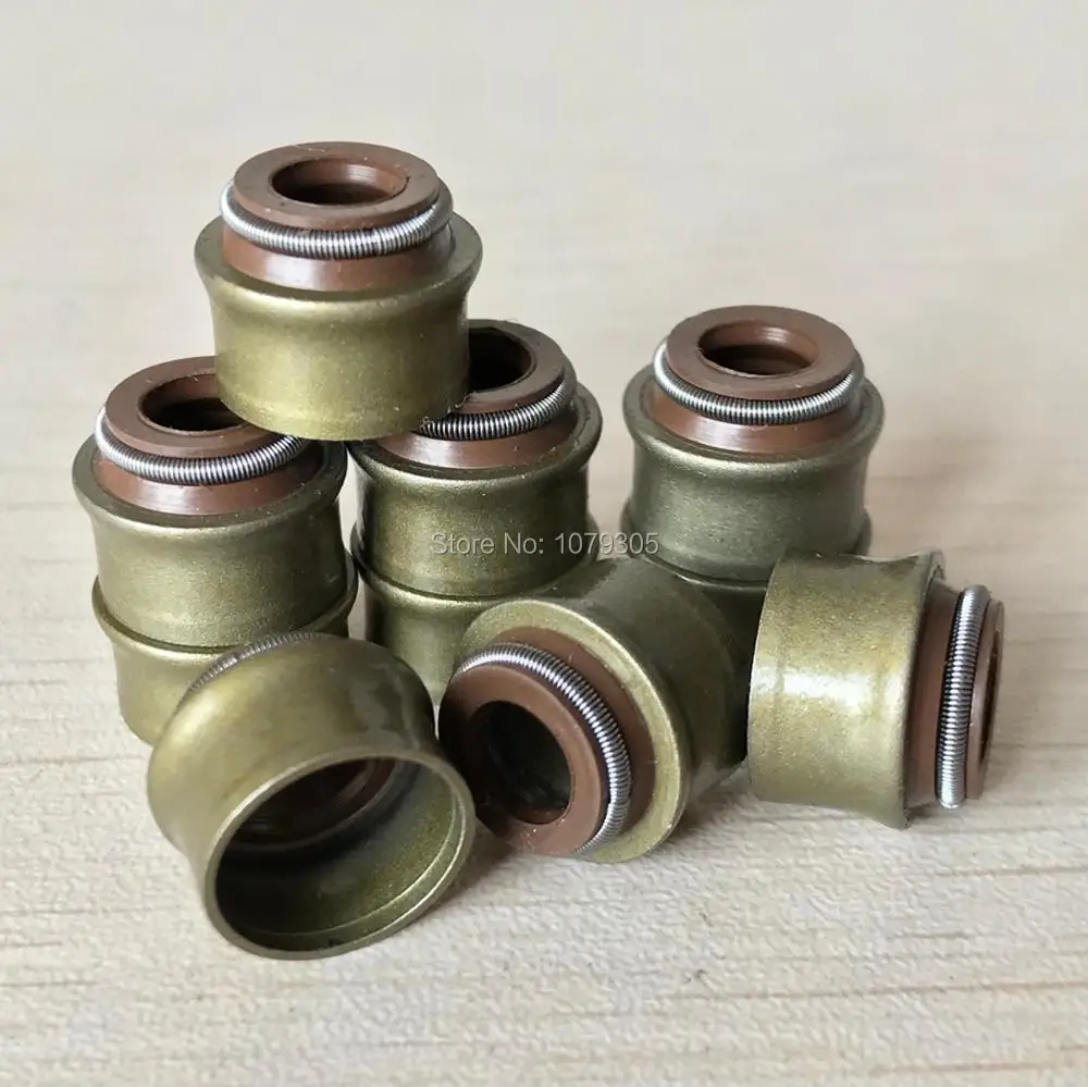 10pcs Valve Stem Seal Kart Oil Seal For 170 178 186 Diesel generator Engine Motor Repalcement