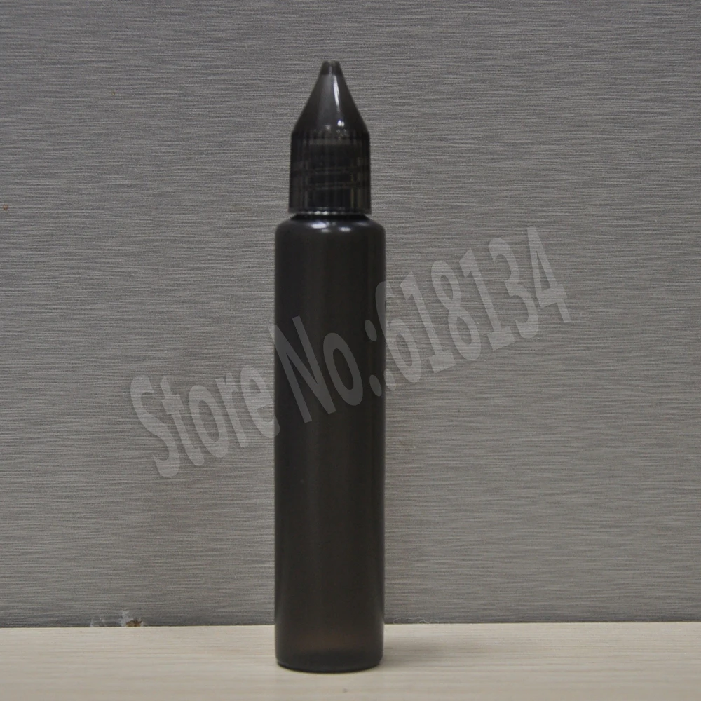 

5000pcs 30ml pe plastic liquid black dropper bottle with childproof cap