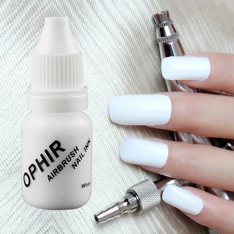 OPHIR PRO 12 Colors Airbrush Nail Inks 10 ML/Bottle Acrylic Water Paint Ink Pigments Airbrush Nail Art Tool_TA098(1-12)