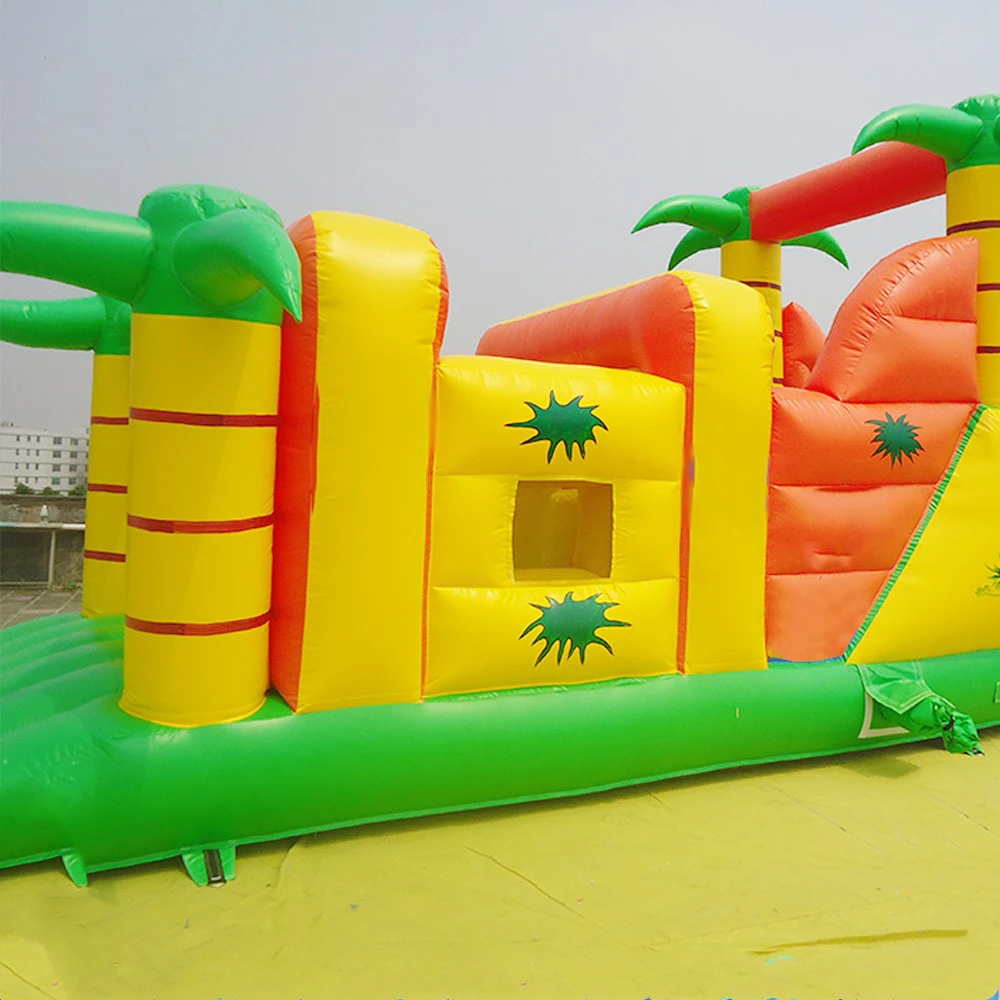 

Children's outdoor playground inflatable obstacle course inflatable bounce house for sale