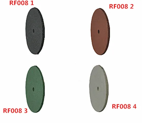 100 peças/2.35mm rodas de polimento de laboratório dentário polidores de borracha de silicone 22*1mm