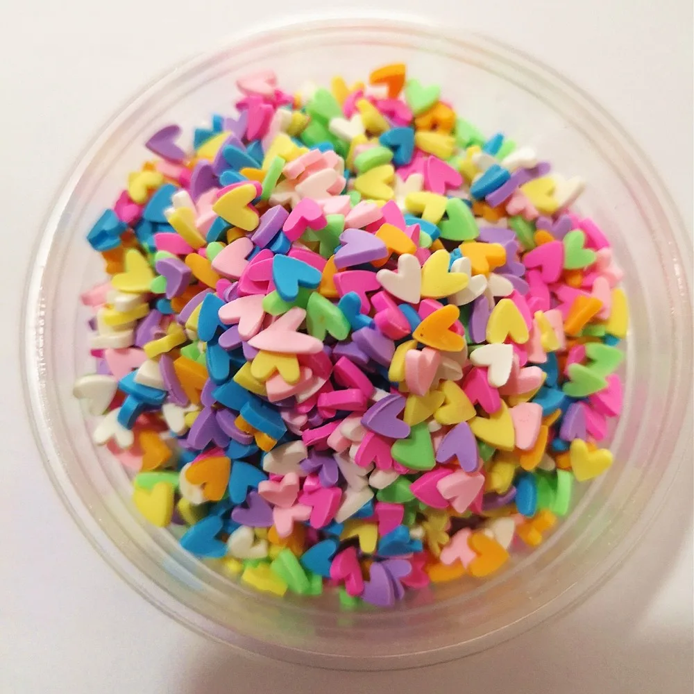 50g DIY Polymer Clay Fake Candy Sweets Sugar Sprinkle Decor Fake Cake Dessert Simulation Food Dollhouse Miniature