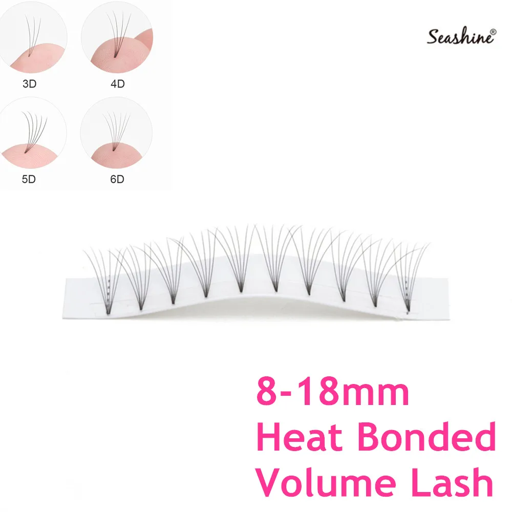 Premade Volume Fans 3D-6D Eyelash Extension 8-18mm Russian Volume Lsah Premade Fans Mink Eyelashes Extension 12 Rows Short Stem