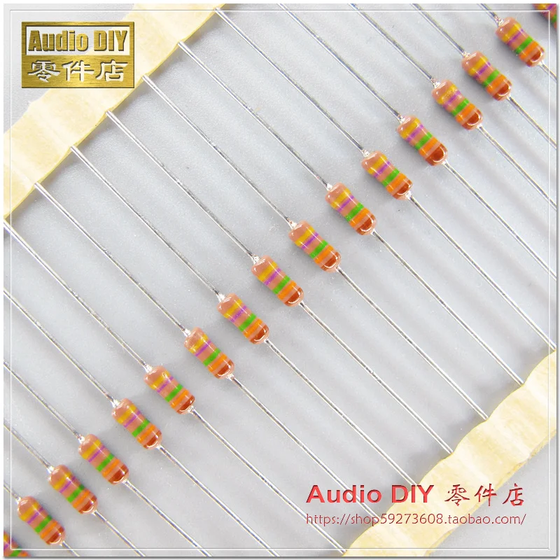 hot sale 30PCS/50PCS VISHAY DALE CCF55 Series 475K/0.25W-0.5W 1% Axial Metal Film Color Ring Resistors free shipping