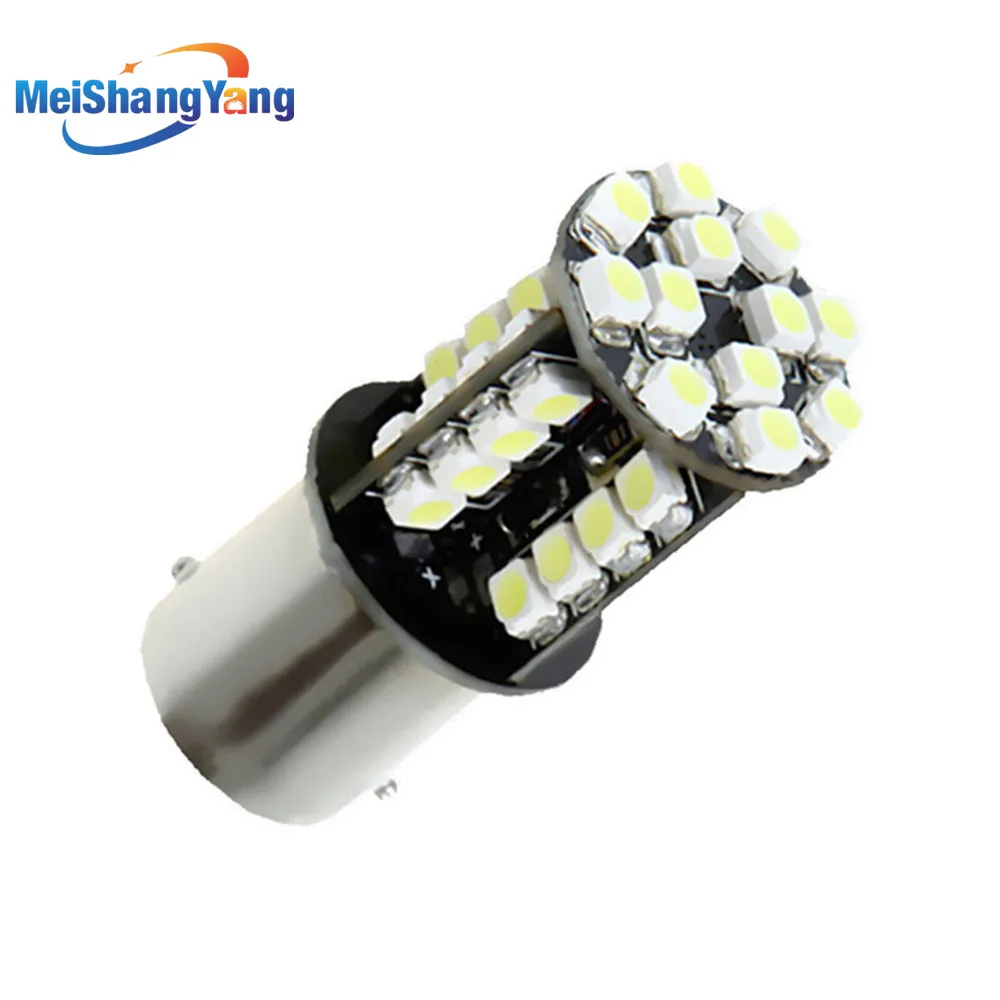 

1156 BA15S 44 SMD White CANBUS OBC No Error led lamp p21w R5W led car bulbs Turn Signal Lights Car Light Source parking 12V