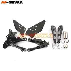 Front footpegs Foot pegs Footrest Pedals Bracket For KAWASAKI ZX10R 2006 2007 2008 2009 2010 06 07 08 09 10 2006-2010 Motorcycle