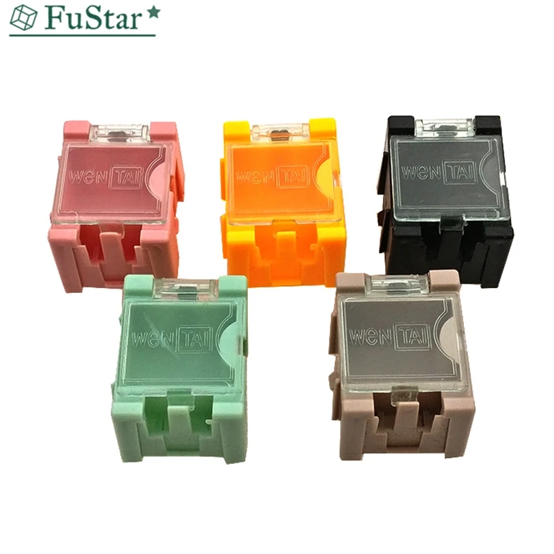 10Pcs Anti-static Components Boxes Parts Case ESD Storage Tool Box Black Small Electronic Component SMT SMD Kit Assembly 31.5*25