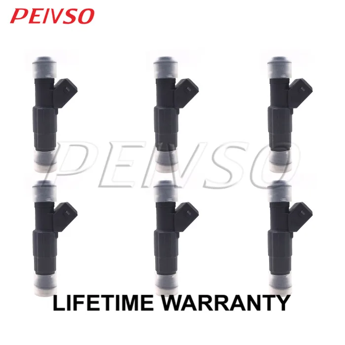 PEIVSO 6pcs 0280155703 Fuel Injector For Chrysler Cirrus 2.5 LX 94~00 Dodge Neon 2.0 16V 96~99 Stratus 2.0 16V 94~99