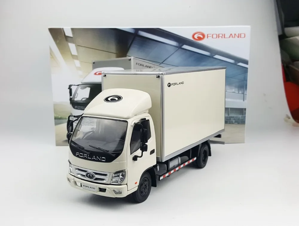 Collectible Alloy Toy Model Gift 1:24 Foton Forland Timing Aumark Delivery Van Truck Vehicles DieCast Toy Model Decoration