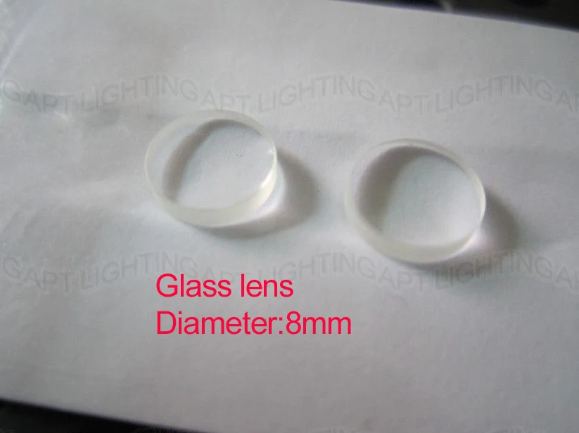 

NEW 2pcs Quality 808nm laser diode focus glass lens/ Collimating lens / Diameter 8mm