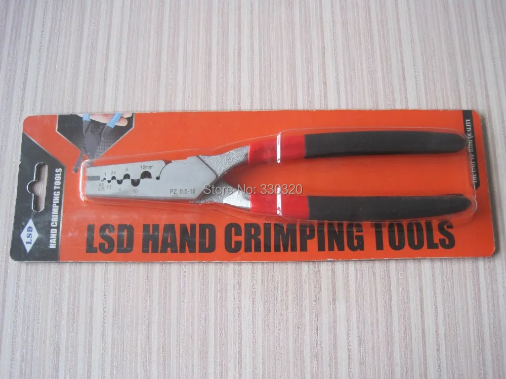 Multifunction Crimping Tool crimp plier for crimping cable ferrules 0.5-16mm2 PZ-0.5-16 end sleeves crimper