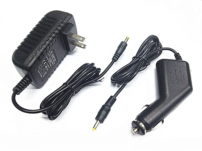 9V 2A DC 4.0*1,7mm Auto Ladegerät + AC/DC Power Adapter für Philips PET706 PD9000 37 tragbare DVD Player