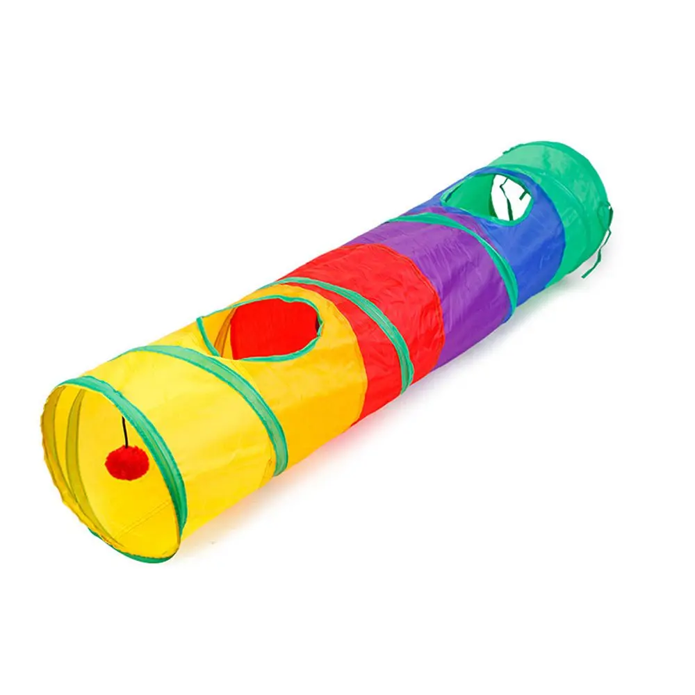 

Colorful Pets Cat Crawl Tunnel Indoor Foldable Toy Tube Cat Tunnel Toy,Tunnel Toy for Cats Puppy Bunny