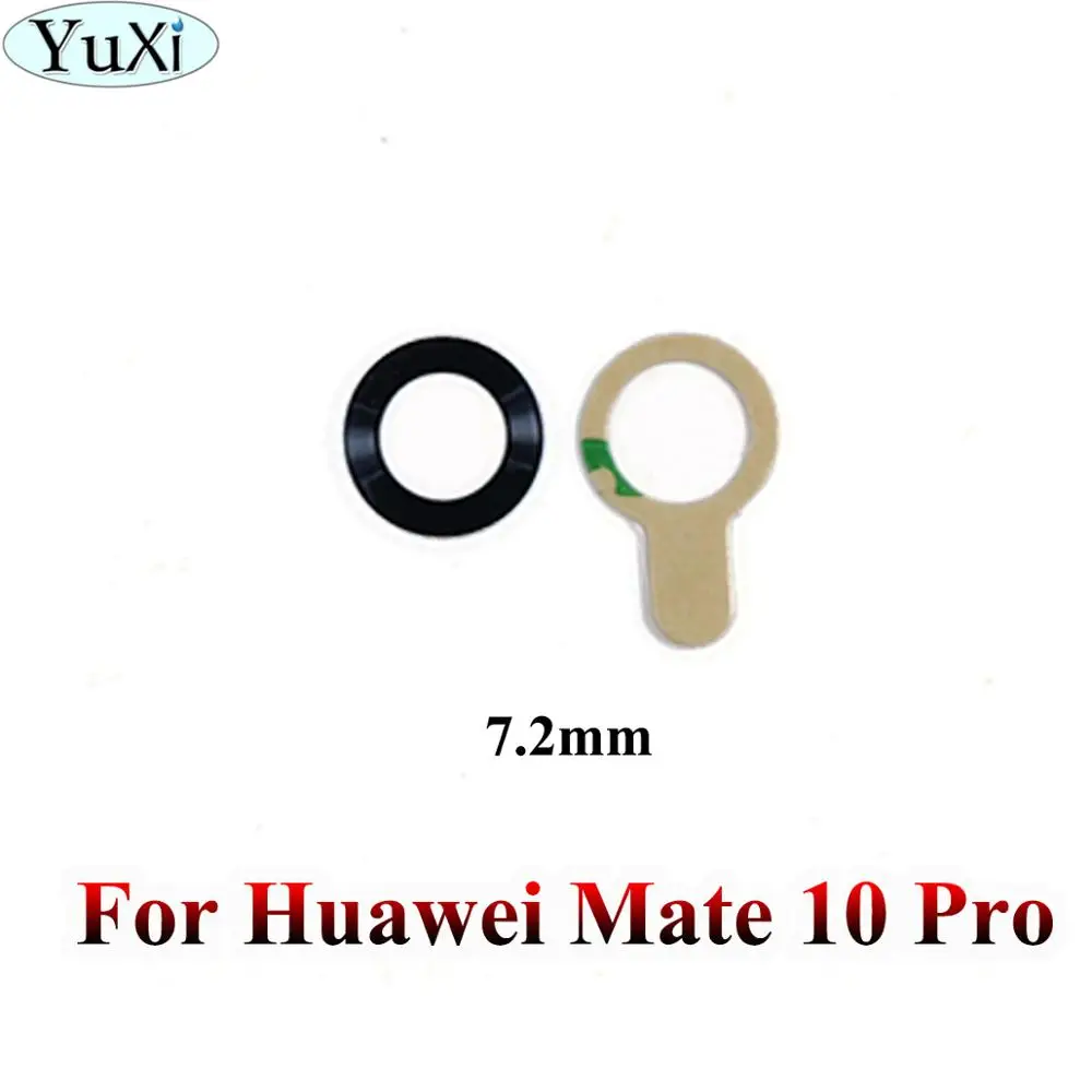 YuXi Back Camera Lens For Huawei Mate 10 20 Pro 7 8 S 20X Enjoy 5 5S 9plus Nova 3 3i Camera Glass Lens With Adhesive Replacement