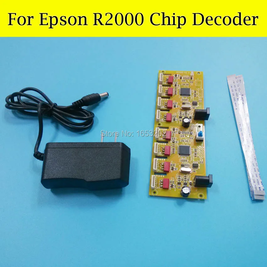 Chip-Decoder Für EPSON R2000 2000 Drucker Reset Alle Farben Zur Gleichen Zeit