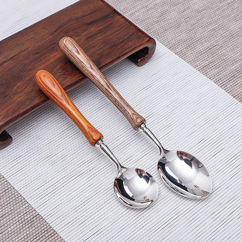 

S999 sterling silver handmade coffee spoon dessert, ice cream, teaspoon picnic kitchen accessories