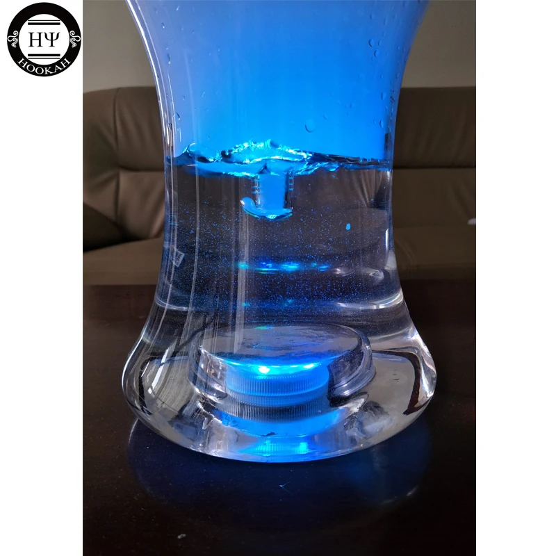 Imagem -04 - Haste de Vidro para Led Art Hookah Cogumelo Shisha Difusor Silicone Cabeça Bowl Chicha Narguile Huka Parte 1pc