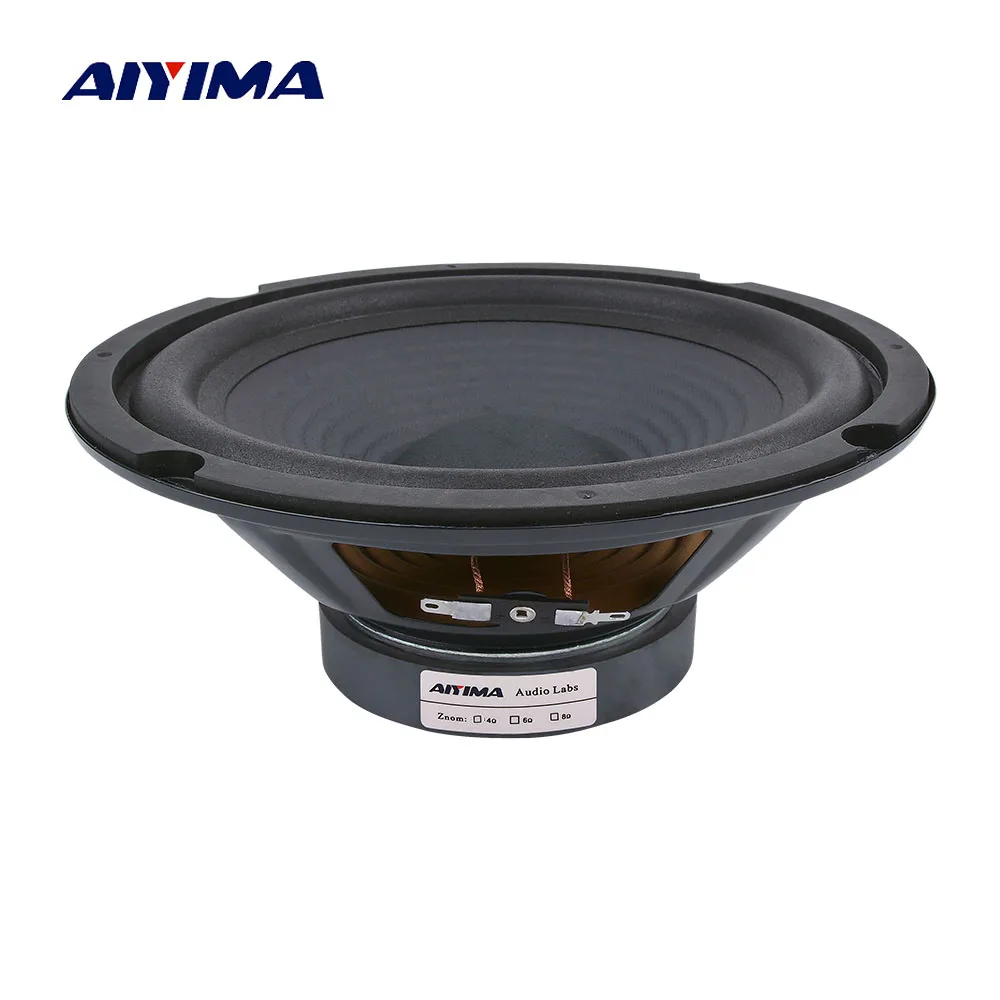 AIYIMA 1Pc 8 Inch Midrange Bass Speakers 8 Ohm 200W 35 Core 100 Magnetic Audio Altavoz Woofer Loudspeaker DIY For Home Theater