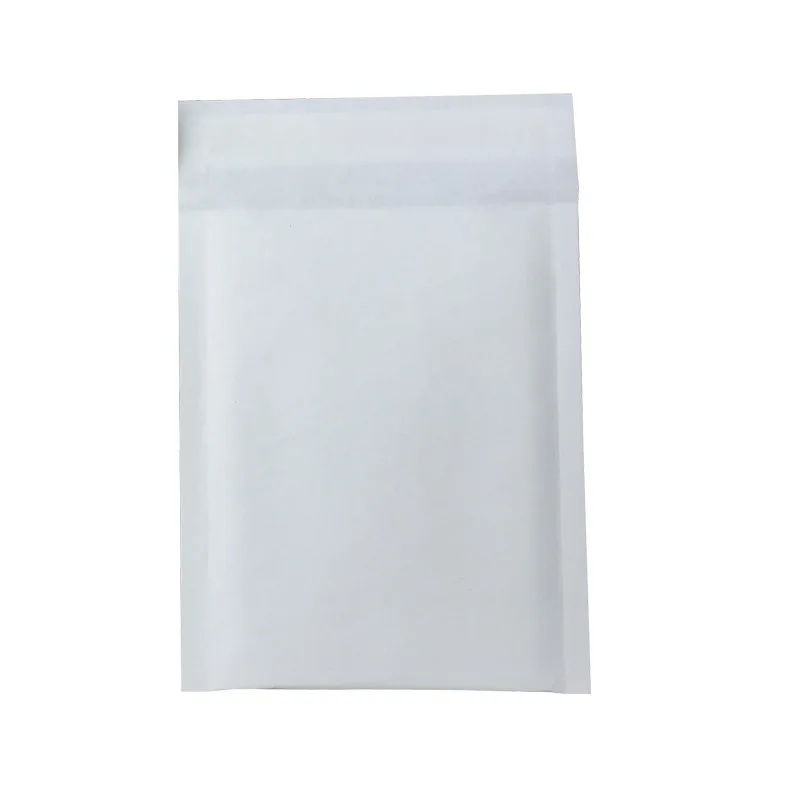 #000 4x8inch 120x175mm White Kraft Paper Bubble Envelopes Bags Padded Mailers Shipping Envelope With Bubble Mailing Bag 10pcs