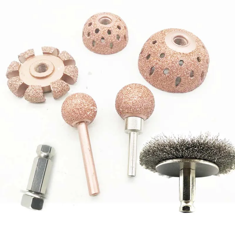 Hemispherical gas of various types of tungsten steel material grinding head grinding wound / tire repair tools