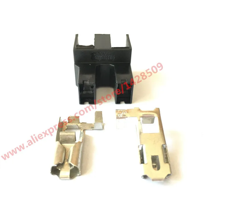 1 Set 2 Pin Gender Sleeve Connector HID Connector Auto Busses Coupler Plug Socket