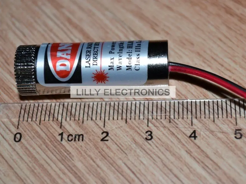 Module de points Laser rouge 650nm 5mW 12x35mm