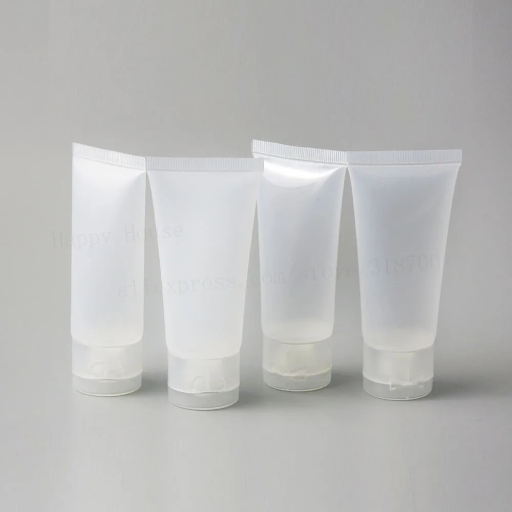 

50 x 15ml Frost Clear Plastic Empty Container Cosmetic Cream Lotion Hand Cream Tube 15g Mildy Wash Soft Tube Packaging Container