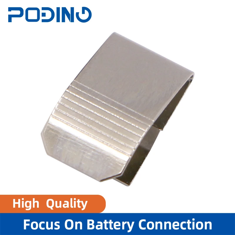 Poding High Quality Snap On AA CR2 Battery Clip RoHS Spring Steel AA CR2  Battery Contact  BC-5205