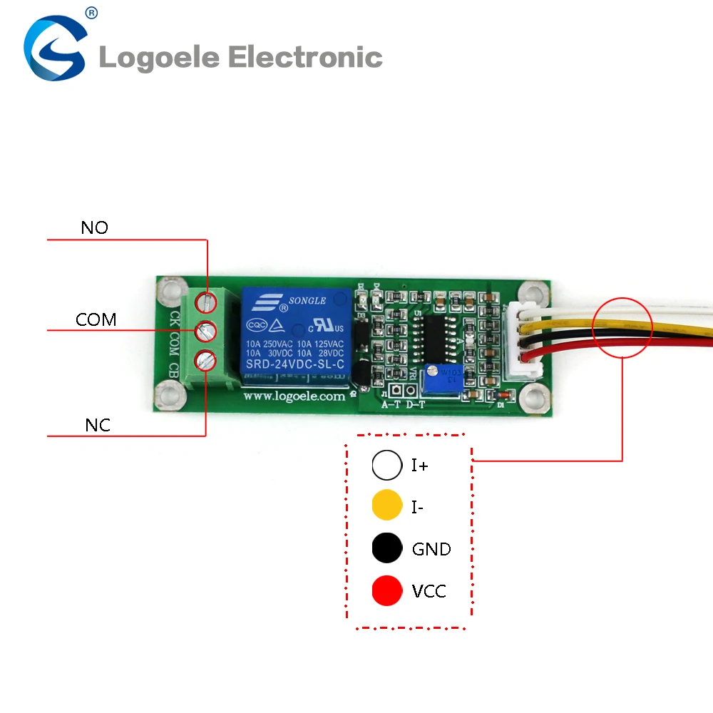 High quality DC Current shunt Current detection sensor module Relay output Free shipping