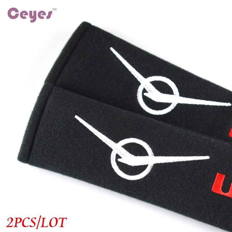 Ceyes Auto Seat Belt Cover Cotton Car Styling Case For Fiat UAZ Emblem Badge Cover 469 Patriot Accessories Car-Styling 2pcs/lot